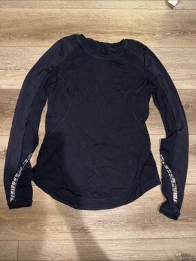 lululemon athletica Black Long Sleeve Crew Top